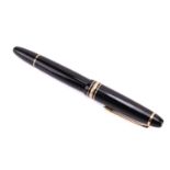 A Montblanc Meisterstuck fountain pen, XV1286230, (unboxed), 14.7 cm long These items formed part of