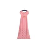 Bellville et Cie - a rose pink sequined empire line dress, circa 1960, designed by Belinda