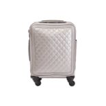 Chanel - 'Coco Case' trolley bag in quilted metallic caviar leather, from the S/S 2016 'Airlines'