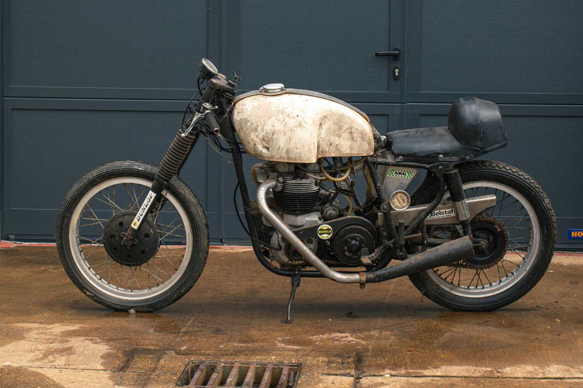 A 1960s BSA Sports twin motorcycle, registration unknown, engine number CA10 R 8734. In 'as found'