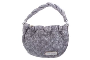 Louis Vuitton - an Olympe Nimbus PM shoulder bag, in distressed anthracite grey monogram stitched