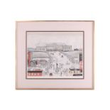 L.S. Lowry (1887 - 1976), 'Station Approach', a limited edition print signed in pencil, with Fine