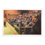 Mason Storm (British 1966-), 'Monkey Parliament', 2022, Giclee Print on 350gsm Hahnemuhle Museum