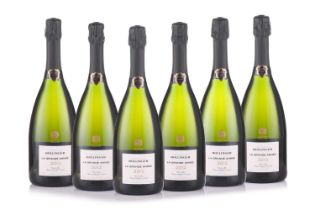 Six bottles of Bollinger La Grande Annee Champagne, 2012, boxed Private cellar in London