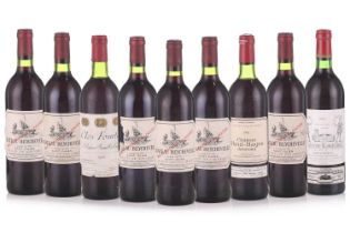 6 bottles of Chateau Beychevelle St Julien, 1982, 1 x Chateau Haut Bages Averous Pauillac, 1982, 1 x
