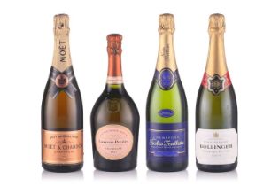 Four bottles of Champagne to include 1 x Bollinger Special Cuvee with box, 1 x Laurent Perrier