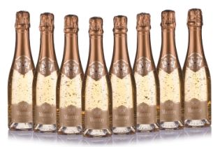 Eight half bottles of Comte de Mazeray Pure Gold 24k Brut, 375ml, 12% London cellar