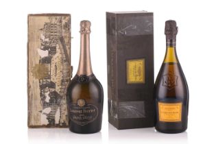 Veuve Cliequot Ponsardin 1995 La Grand Dame. One bottle boxed. Laurent Perrier Cuvee Grand Siecle.