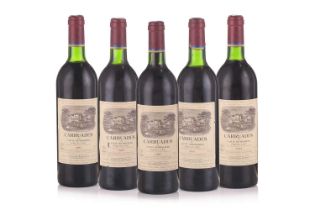 5 bottles of Carruades de Lafite Rothschild Pauillac, 1985 Private cellar in Hampstead Top