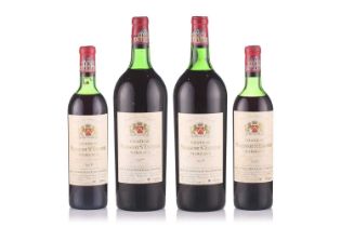 Two magnums of Chateau Malescot St Exupery 3eme Grand Cru Classe Margaux, 1975 with 2 bottles of