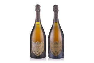 Two Bottles of Dom Perignon Champagne, 1980/1985, 75cl, 12.5% Cellar in Surrey 1980 level slightly