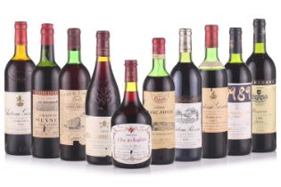 10 Mixed bottles to include 1 x Chateau Giscours 3eme Grand Cru Classe Margaux, 1982, 1 x Chateau