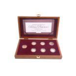 A seven-coin Elizabeth II Royal Portrait Collection set, consisting of four full sovereigns and