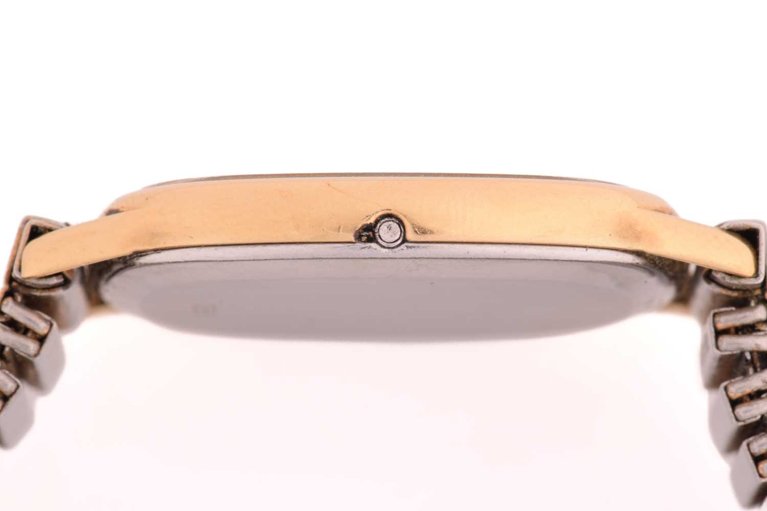 An Omega DeVille quartz dress watch, featuring a Swiss-made quartz movement in a steel gilt case - Image 7 of 7