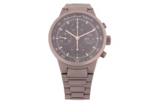 An IWC (International Watch Company) 3707-03 GST automatic Chronograph in Titanium watch Model:
