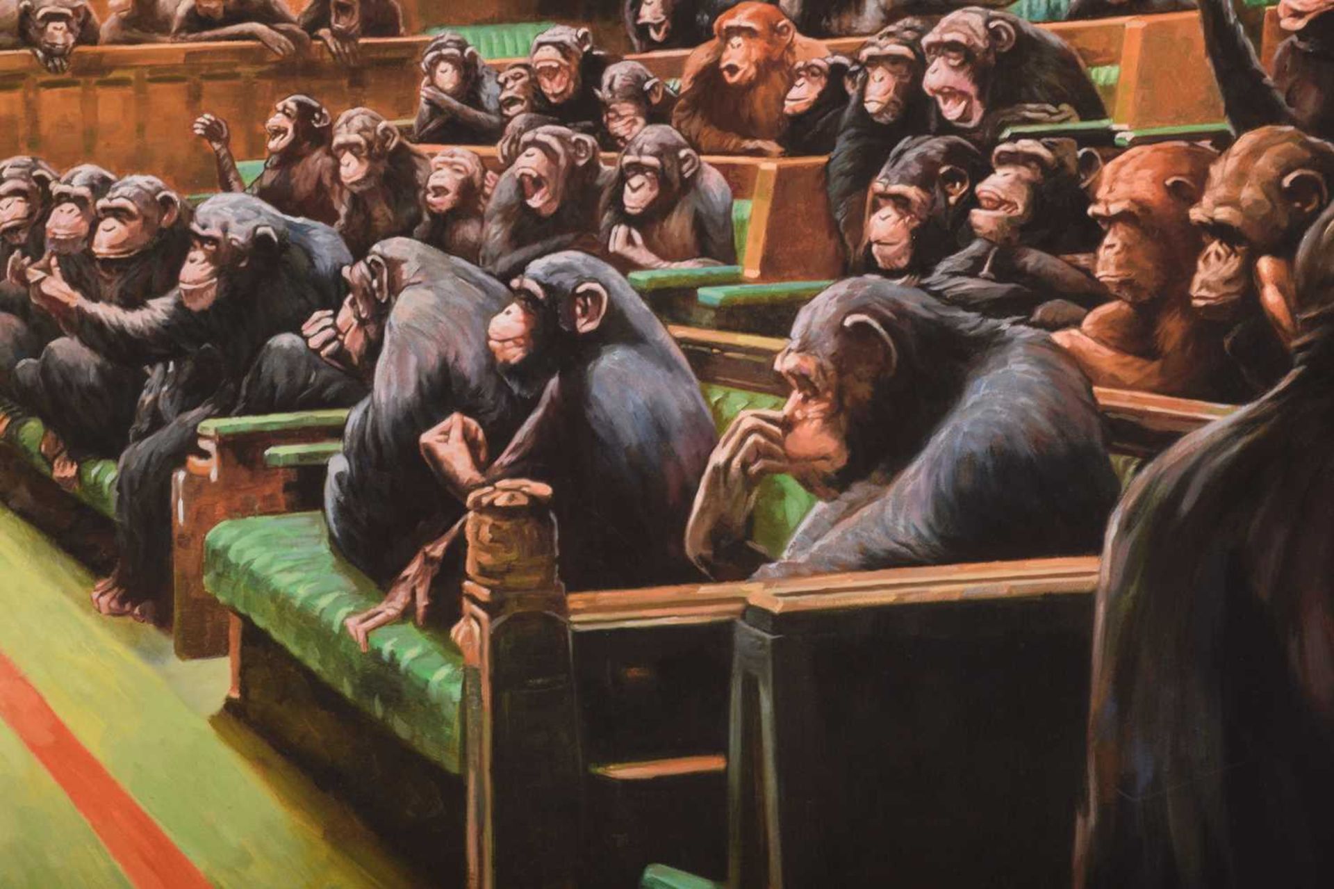 Mason Storm (British 1966-), 'Monkey Parliament', 2022, Giclee Print on 350gsm Hahnemuhle Museum - Image 4 of 7