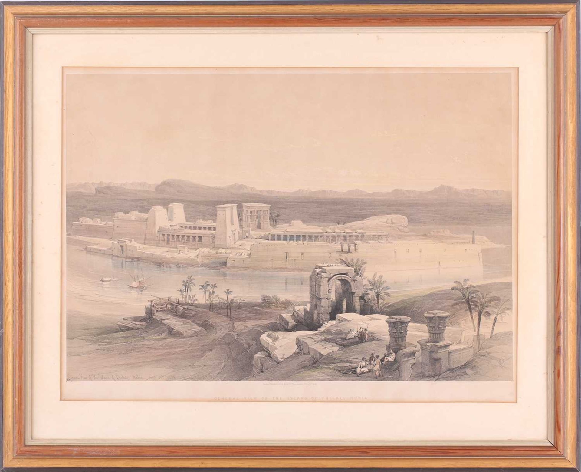 After David Roberts (1796 - 1864), ten views of the Holy Land and Egypt comprising Hadjar - Image 8 of 28