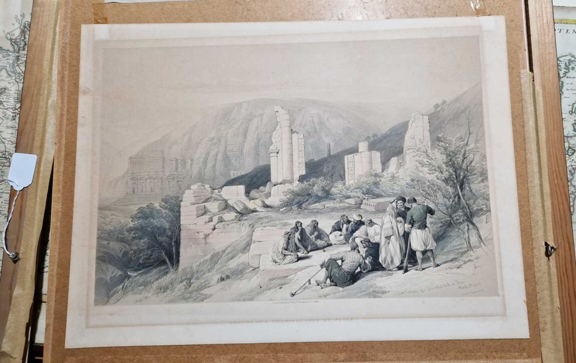 After David Roberts (1796 - 1864), ten views of the Holy Land and Egypt comprising Hadjar - Image 28 of 28