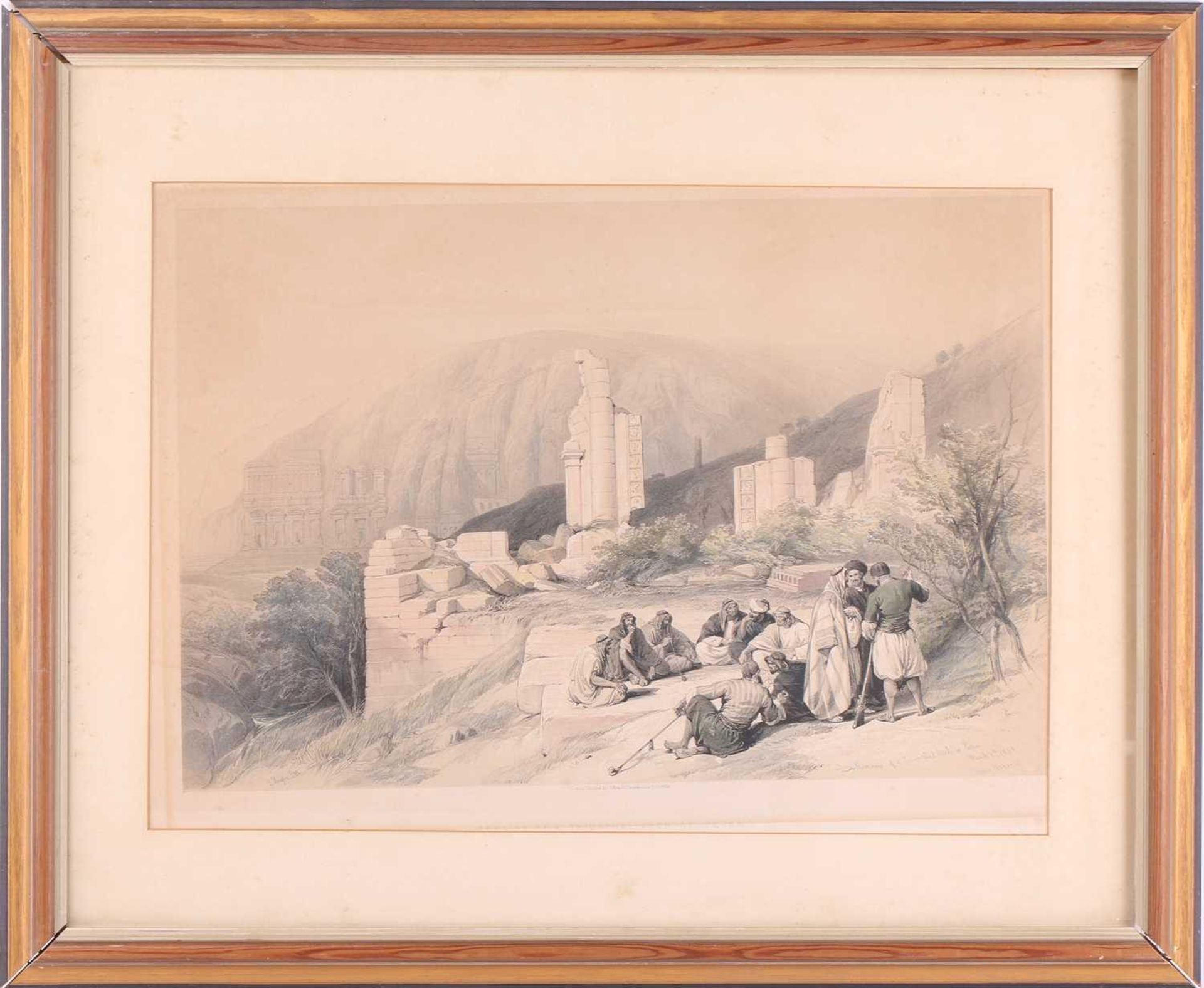 After David Roberts (1796 - 1864), ten views of the Holy Land and Egypt comprising Hadjar - Image 2 of 28