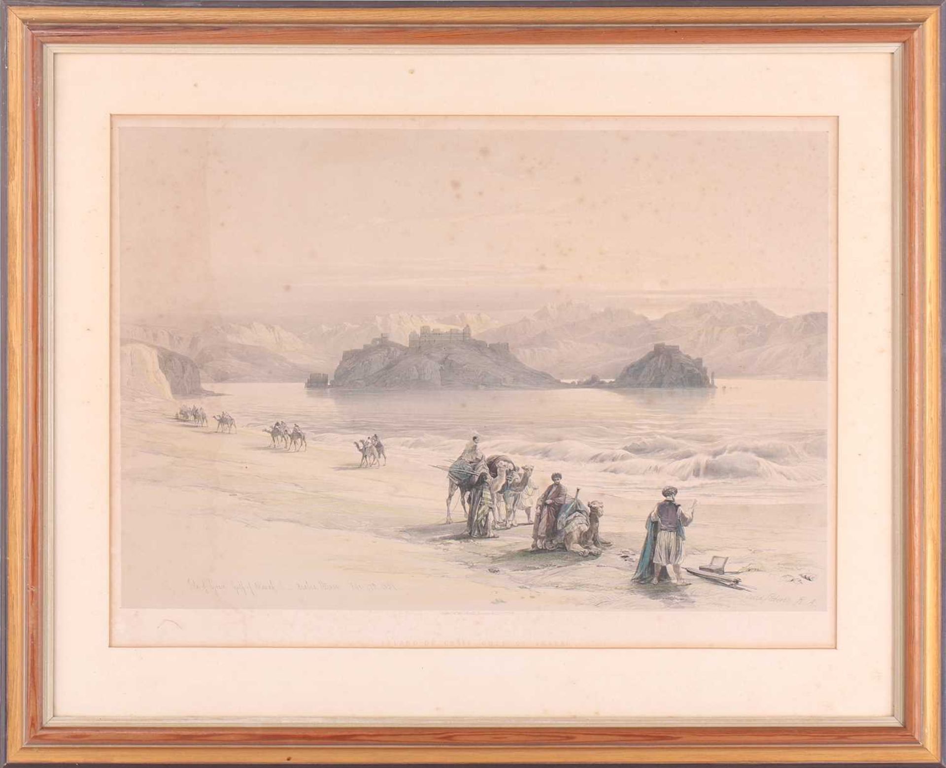 After David Roberts (1796 - 1864), ten views of the Holy Land and Egypt comprising Hadjar - Image 11 of 28