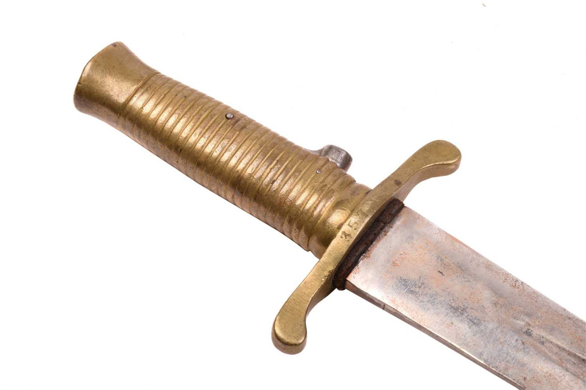 A Victorian 'Brunswick' military percussion rifle and sword bayonet, the lock dated 1864 and - Bild 11 aus 13