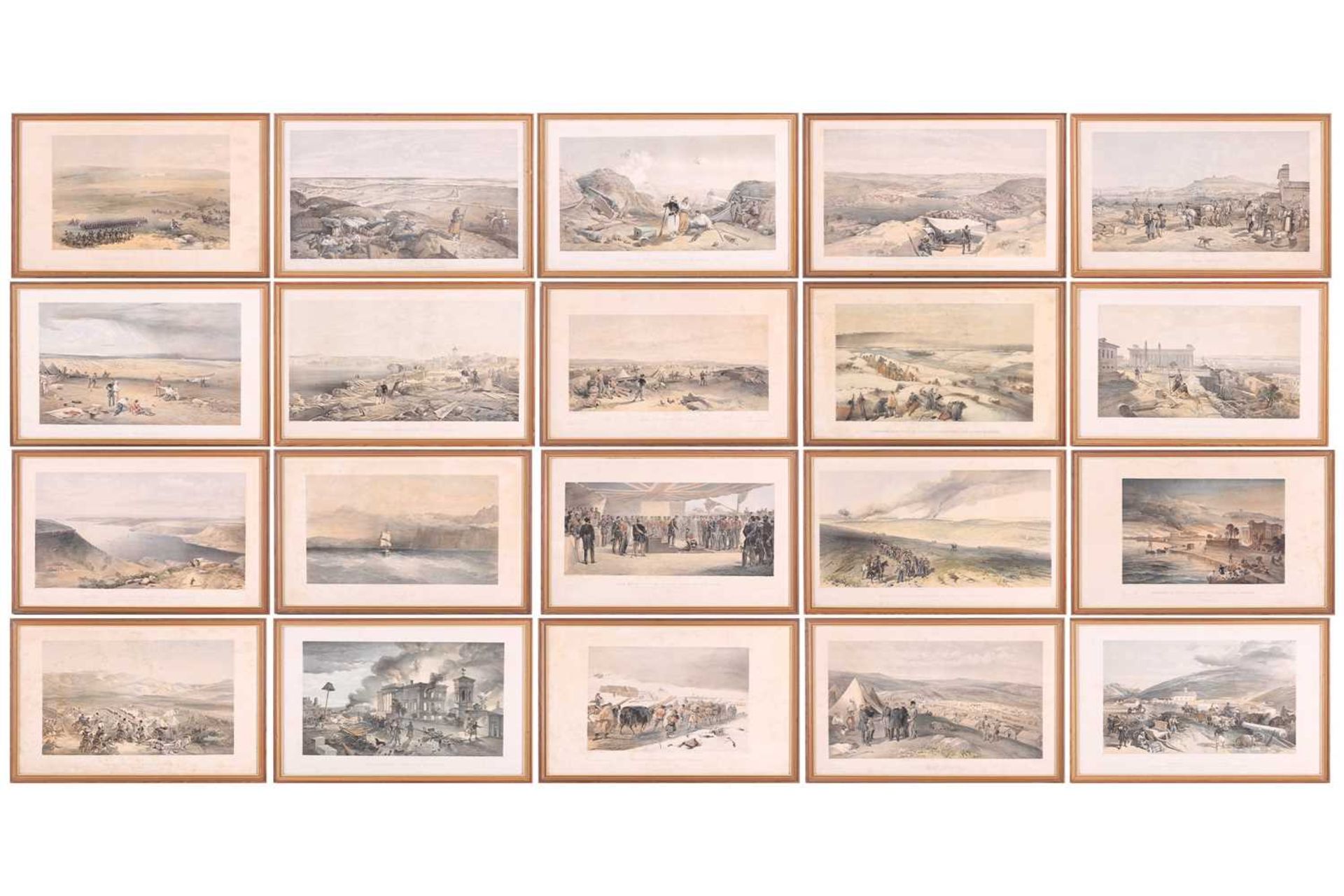 After William Simpson (1823- 1899), a set twenty prints from 'The Seat of the War in the East'