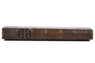 'Biblia Herbraica Proops', a leather-bound bible in Hebrew and Spanish, lacking frontispiece,
