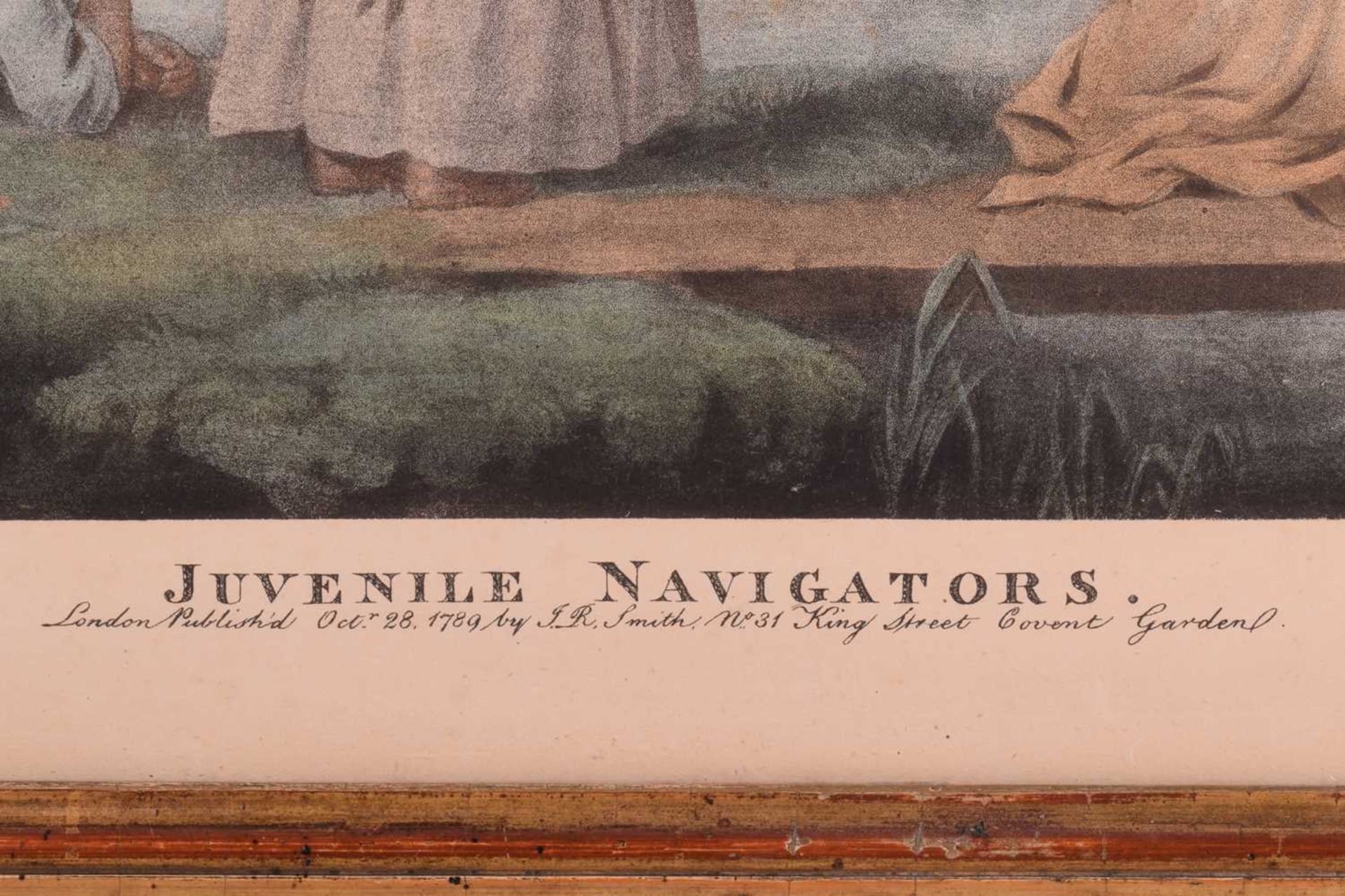 After George Morland (1763-1804), 'Juvenile Navigators', coloured engraving, 43 cm x 55 cm, together - Image 13 of 27