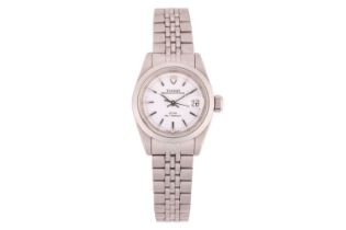 A Tudor Princess Oysterdate stainless steel automatic lady's wristwatch Model: 92400 Serial: B725122