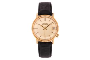 A Bulova Accutron 18ct gold gentleman's quartz wristwatch Model: M7 Serial: 1-560409 Case