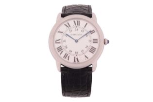 A Cartier Ronde Solo de Cartier quartz wristwatch Model: 2934 Serial: 687039RX Year: 2012 approx
