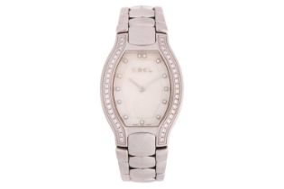 An Ebel Beluga stainless steel steel and diamond lady's wristwatch Model: A024756 Serial: 9901G3S