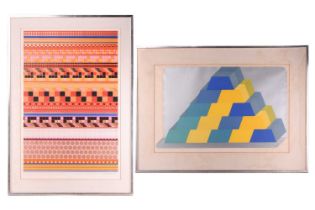 Joe Tilson (b.1928), Ziggurat 6, offset lithograph, signed, dated and editioned in pencil 'Joe