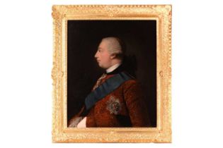 Studio of Allan Ramsay (1713-1784), Portrait of George III (1738-1820), circa 1763, oil on canvas,