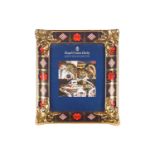 A Royal Crown Derby 'Old Imari' large photograph frame, with easel back and glazed front, pattern