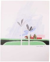 David Hockney (b.1937), California Scene (1966), signed in the print, lithograph on wove paper, 50.5