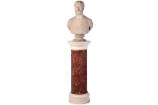 James Sherwood Westmacott (1823 - 1900), a marble bust of the 2nd Marquis of Anglesey, (styled