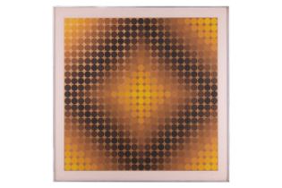 Victor Vasarely (1906 - 1997), Gold, signed and editioned in pencil Victor Vasarely 40/200,