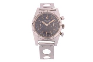 A Lator Chronograph Dive Stainless Steel Gentleman's Wristwatch Model: 618601 Year: 1960-66 Case