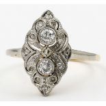 Art Deco-Diamantring.