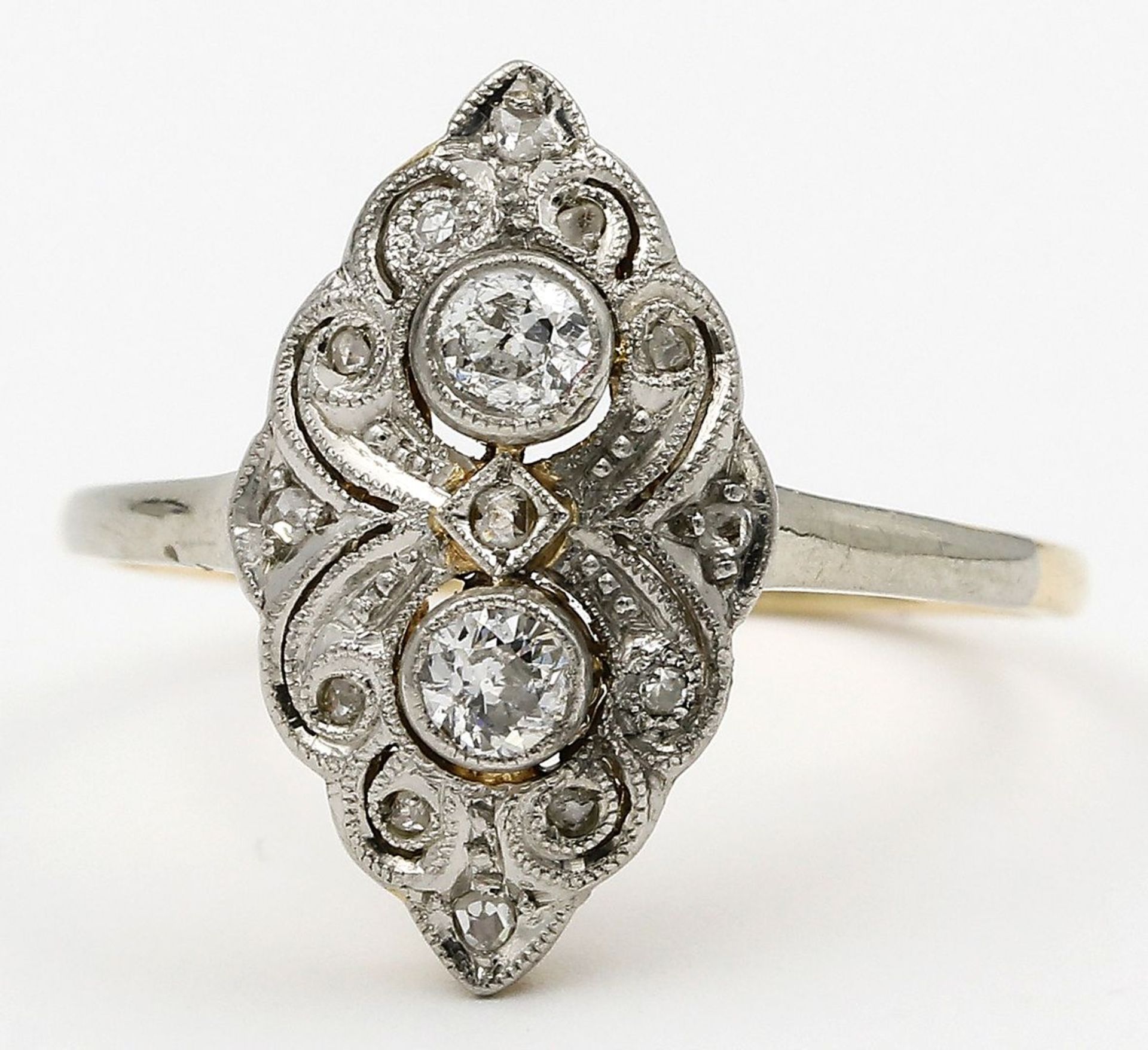 Art Deco-Diamantring.