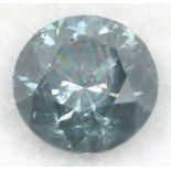 Blauer Brillant, 0,23 ct.