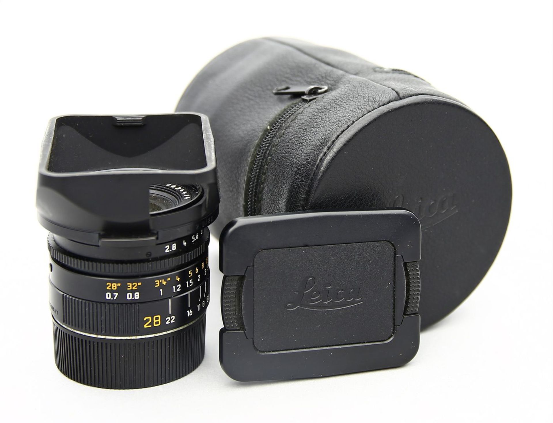Objektiv "ELMARIT-M 1:2.8/28", Leica.