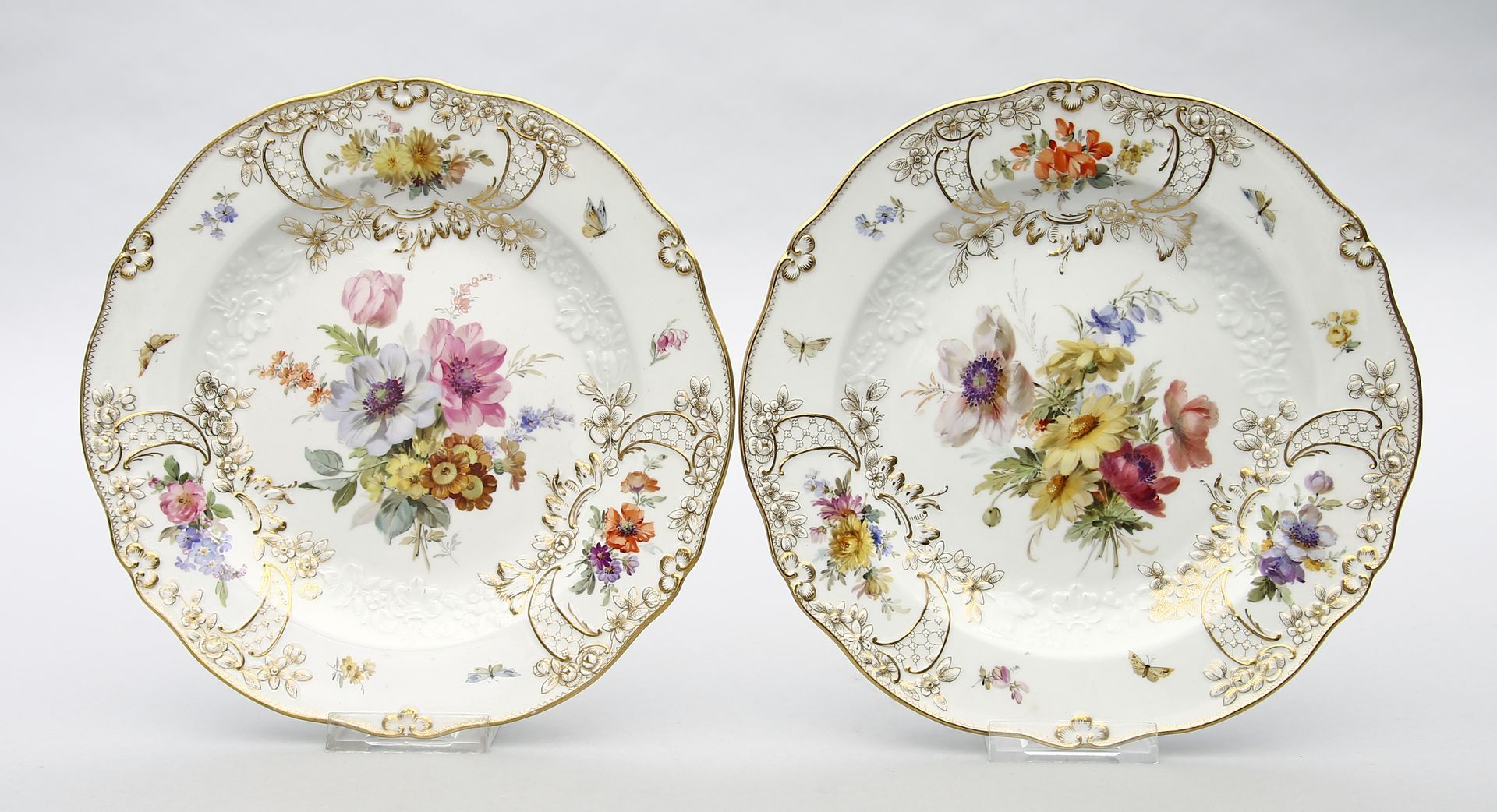 Zwei Teller, Meissen,