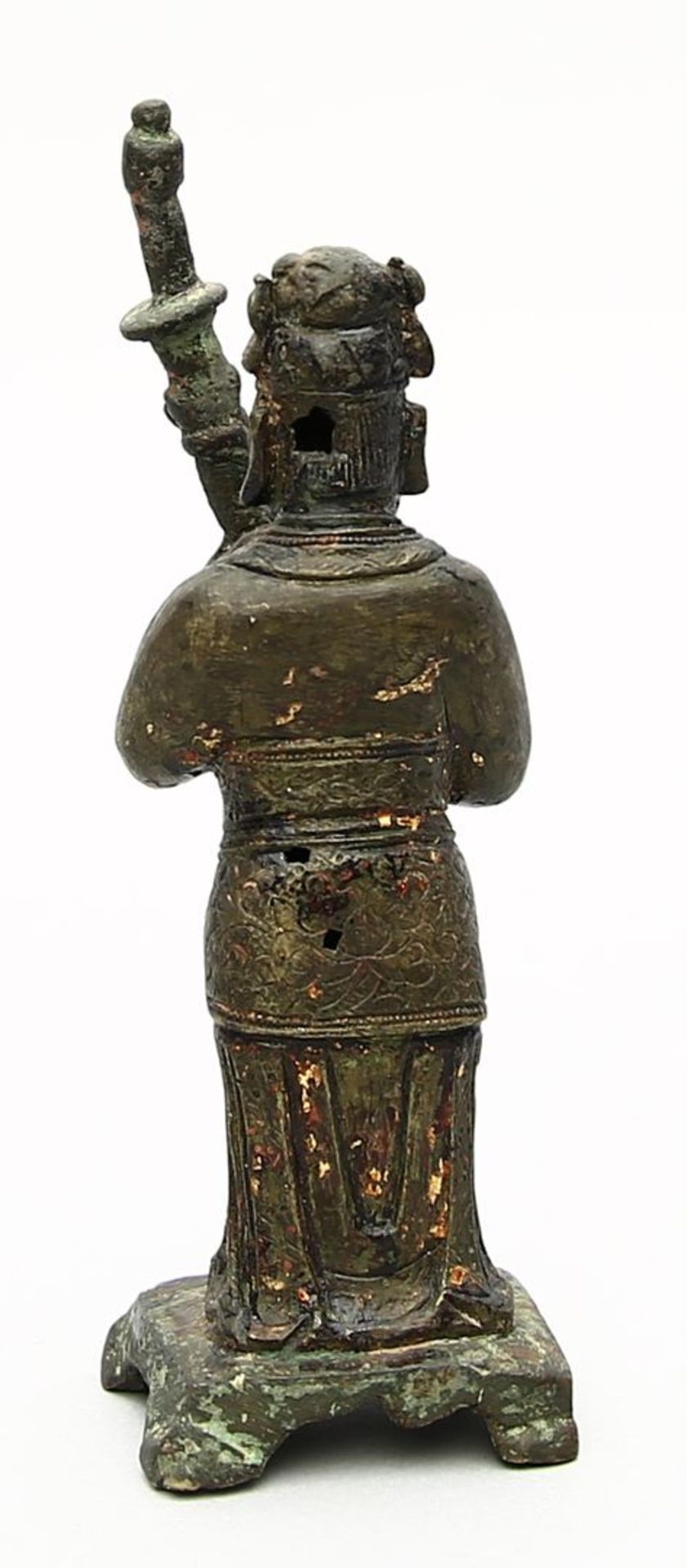 Ming-Skulptur eines Wächters. - Bild 2 aus 2