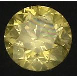 Gelber Brillant, 0,34 ct.