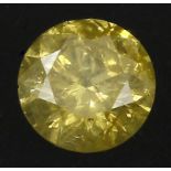 Gelber Brillant, 0,31 ct.