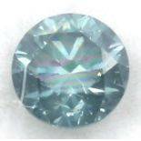 Blauer Brillant, 0,21 ct.