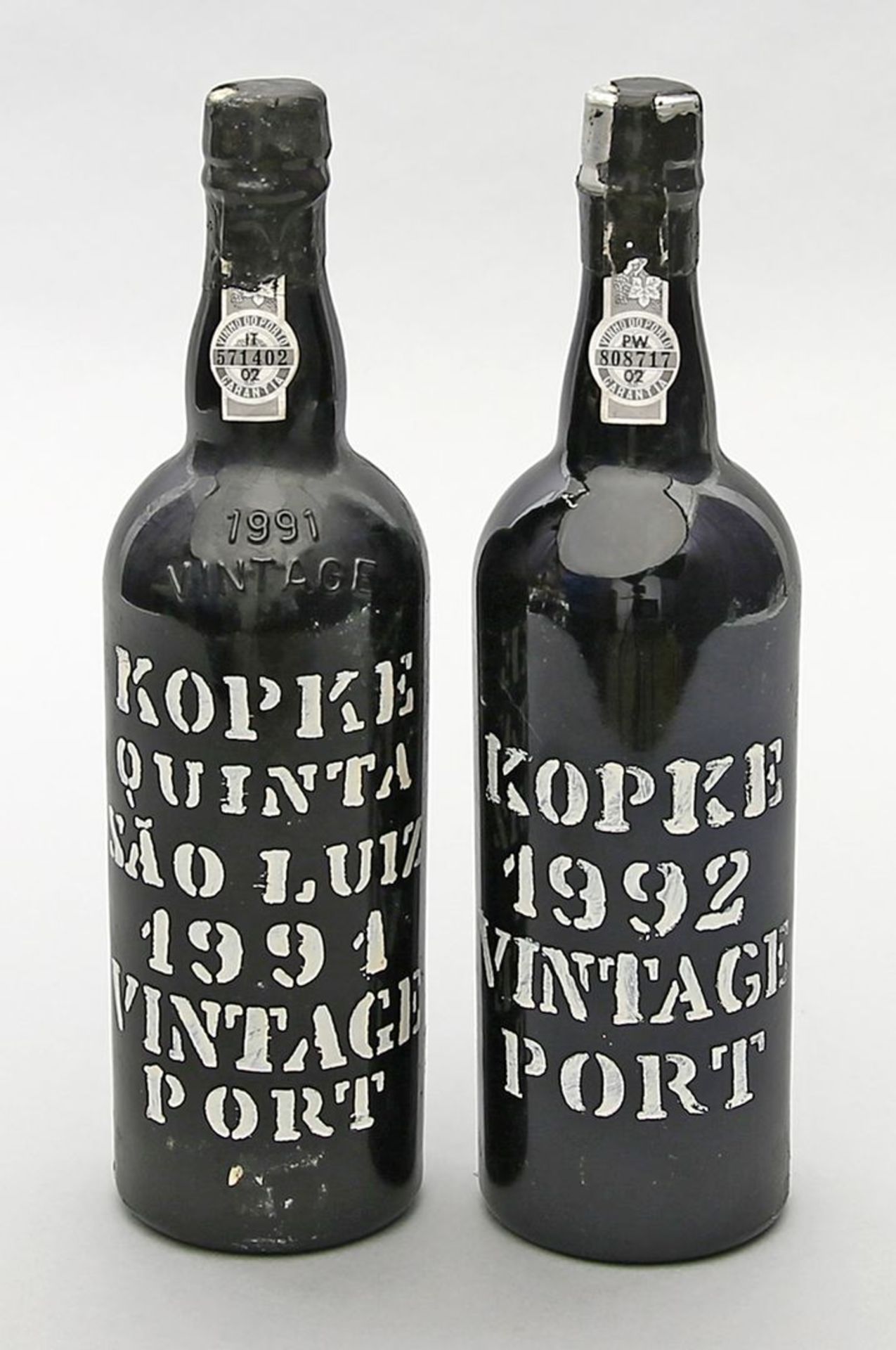 Zwei Flaschen Portwein, Kopke: