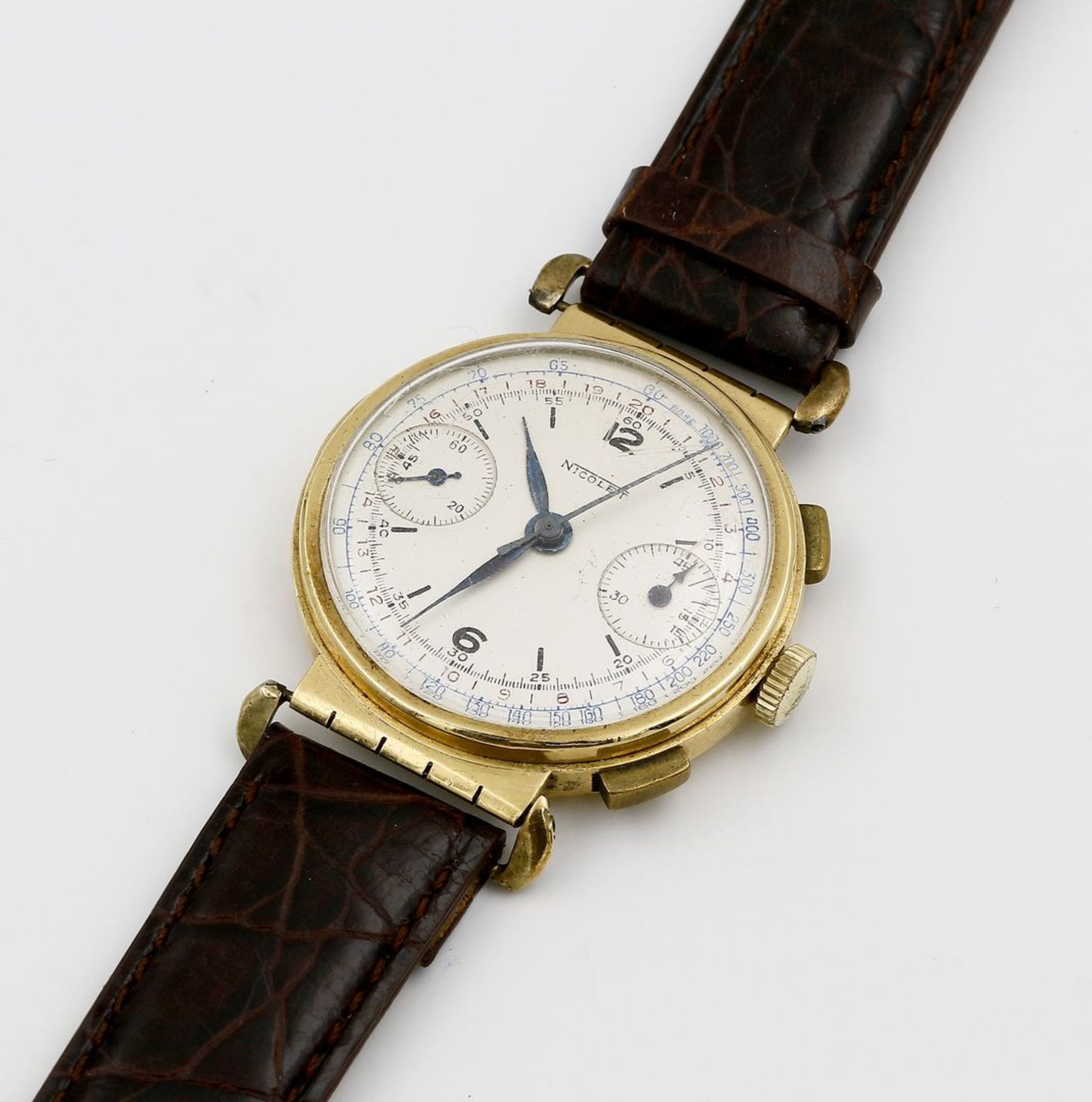 Herrenarmbanduhr mit Chronograph "Nicolet".